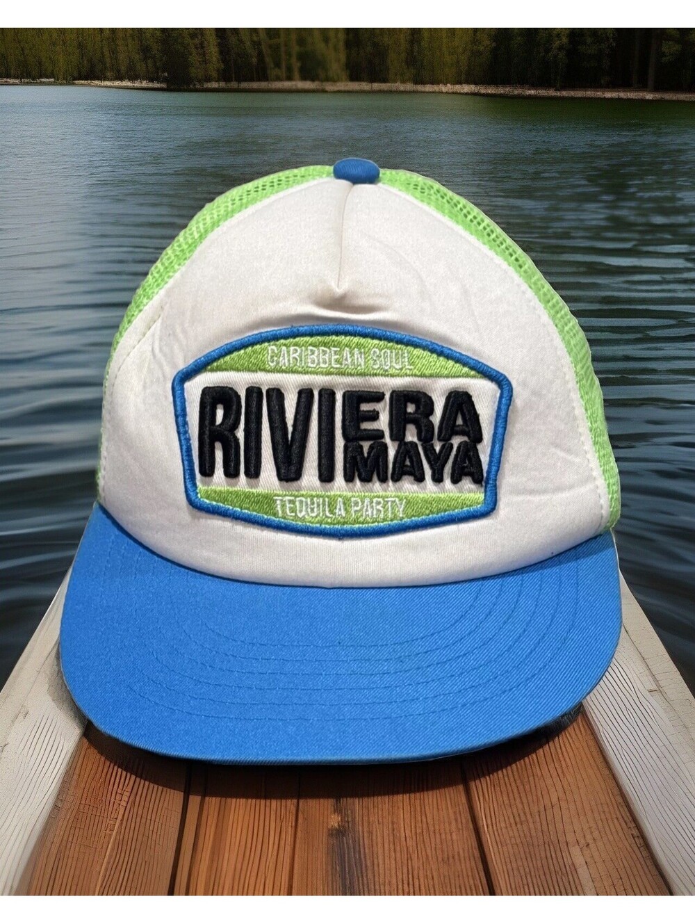 Caribbean Soul Riviera Maya Tequila Party Mesh SnapBack Baseball Cap
